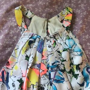 Fit and flare floral dress